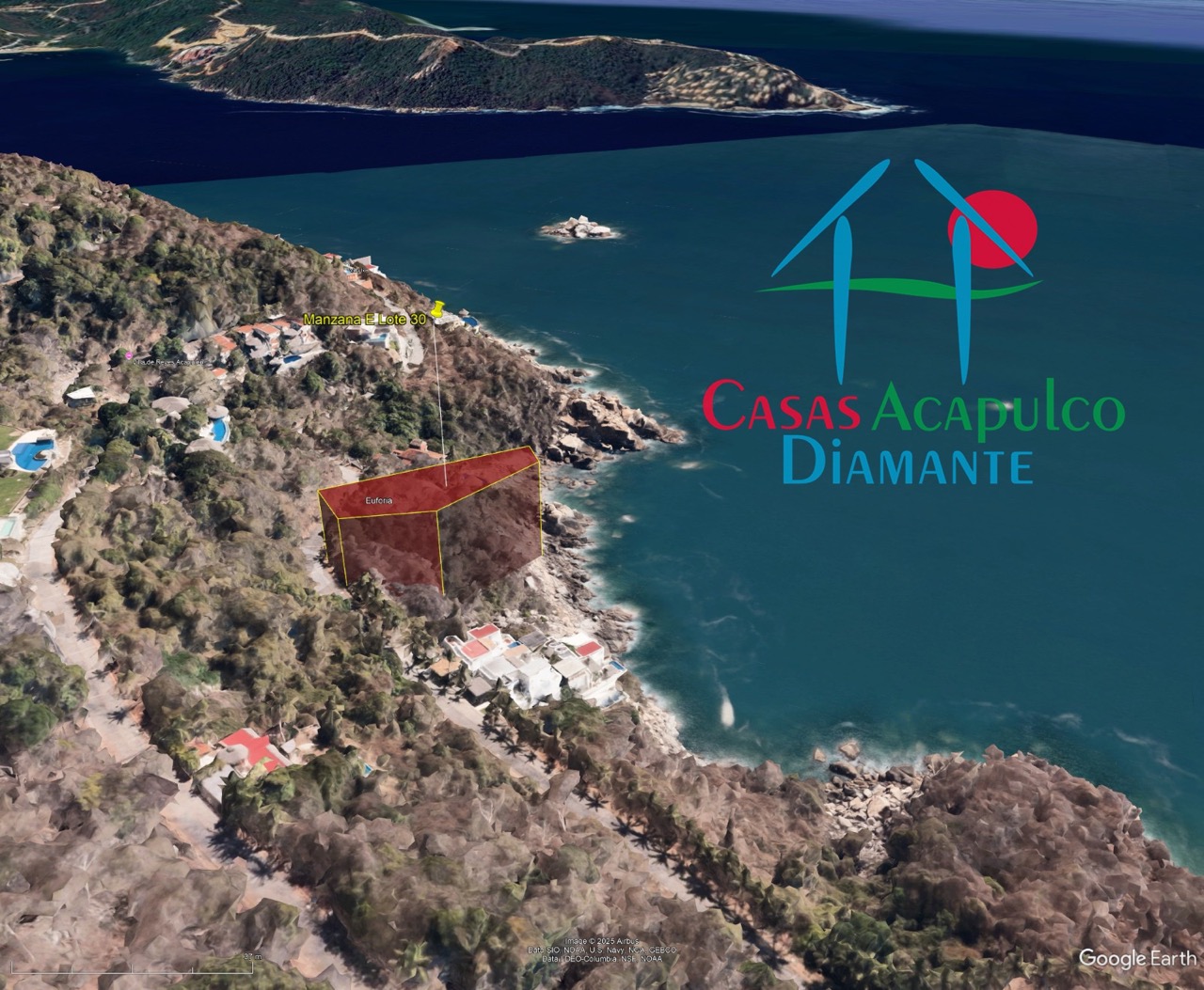 Terreno Brisas del Marqués Manzana E Lote 30 - Ubicación satelital y entorno 2